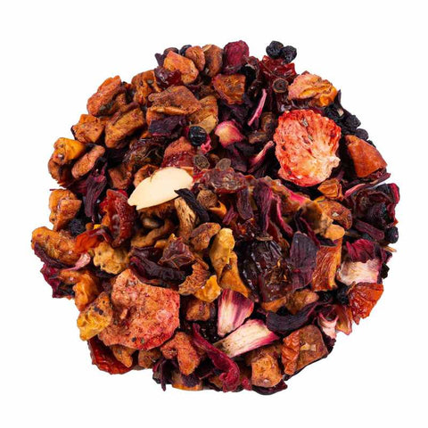 Fruitige melange van gedroogd fruit, perfect voor een zoete pauze.