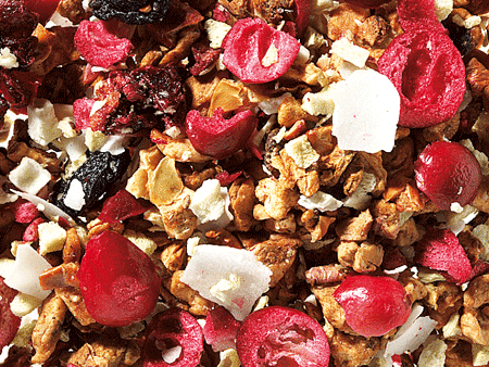 Vruchten Thee Kers Kiwi Kokos – fruitige blend met kers, kiwi en kokos, perfect voor een zonnig theemoment