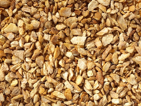 Gemberthee – losse thee met pure gemberwortel, kruidig aroma en volle smaak, te bestellen bij Allethee.